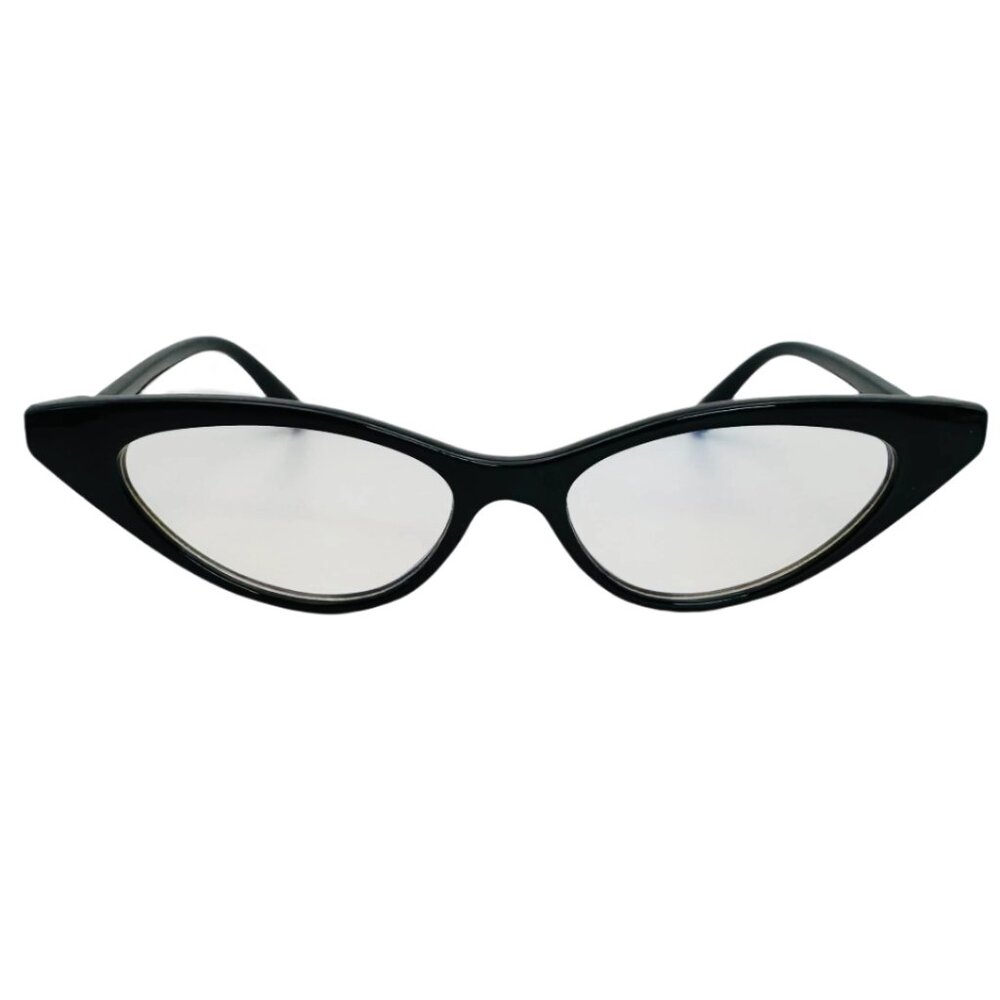6042 | Black Clear Lens Blue Light Glasses